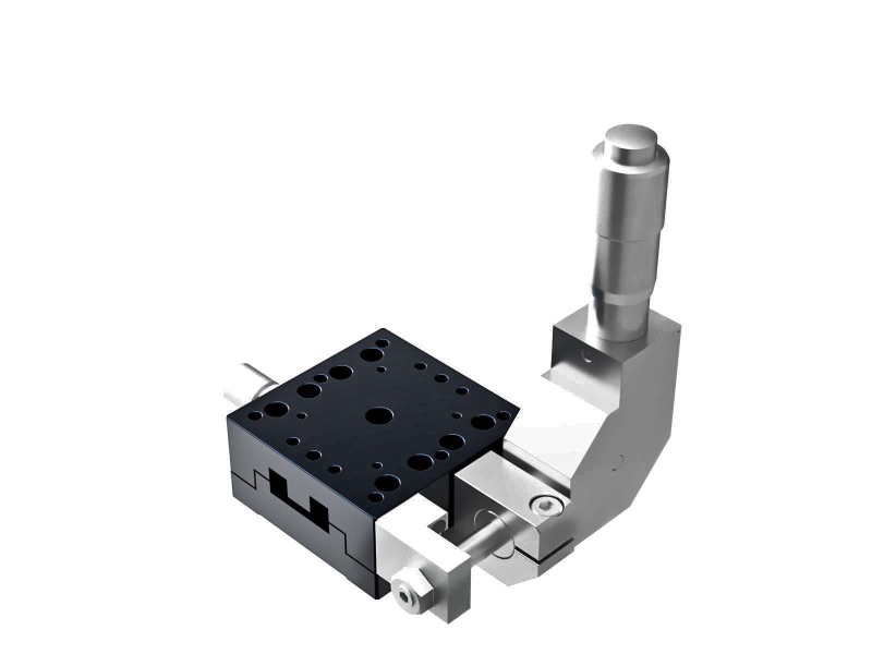 Łożysko krzyżowe 40X40mm, aluminiowe, stolik osi X, mikrometr boczny 90°, +/-6.5mm, gwinty 6-32 (TAM-401SDLUU)