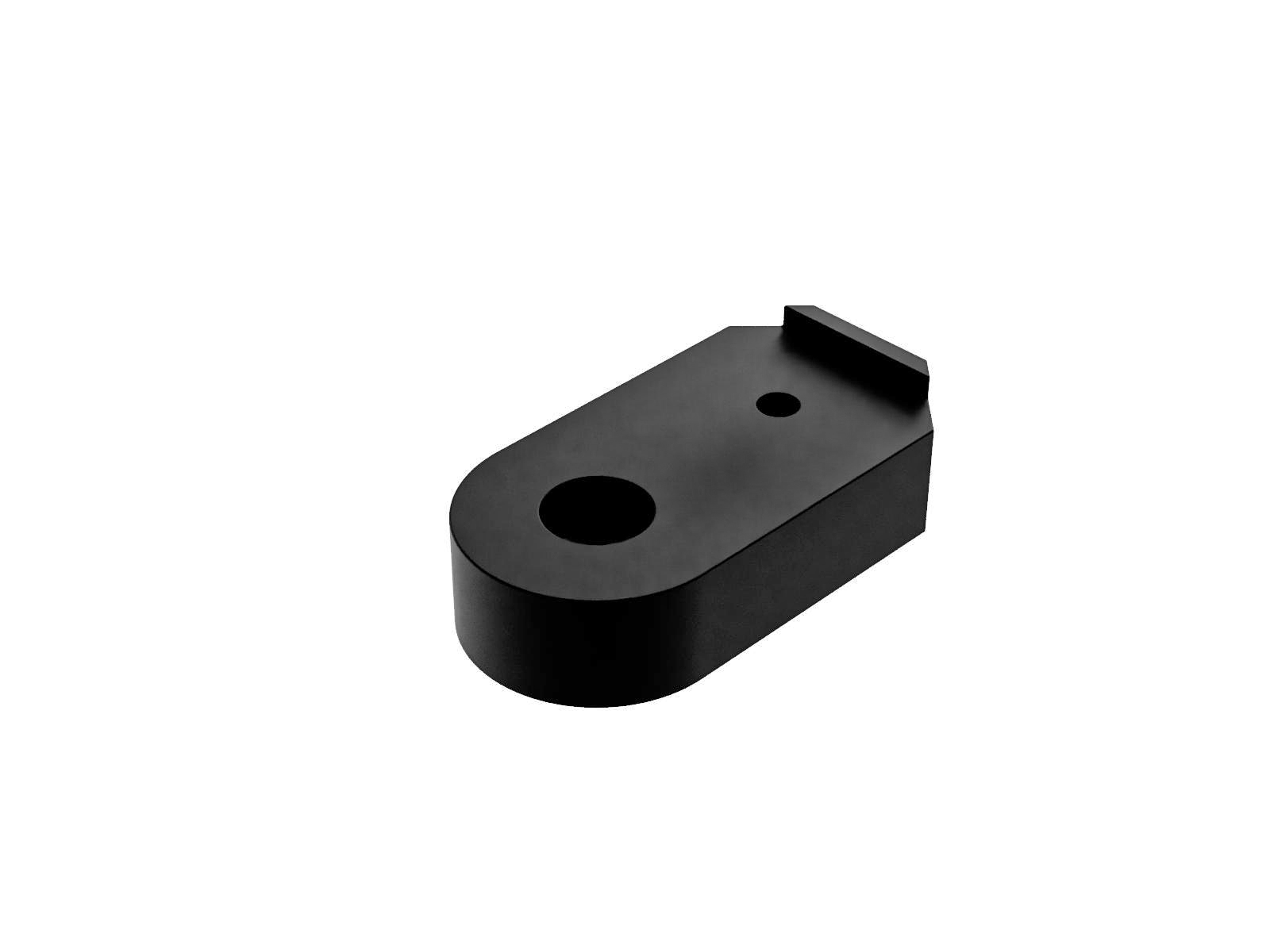 Płyta do kinetycznych uchwytów luster metrycznych dla 30mm z słupkiem (MHG-30BPROE)