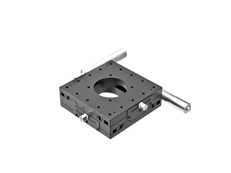 Łożysko EXC 120X120mm, stal, stolik XY, mikrometr boczny, +/-20mm, gwinty 1/4-20, prawoskrętny (TSD-1202SRHUU)