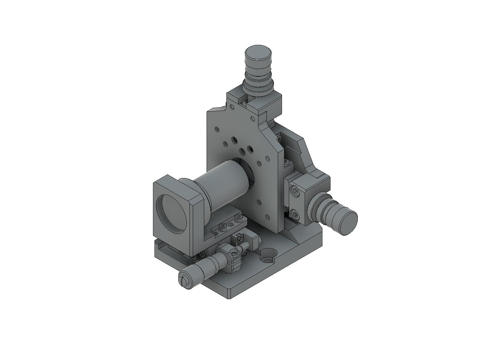 Uchwyt filtru przestrzennego z OBL-20 i mikrometrem precyzyjnym (SFB-16DMRO-OBL20-25-N)