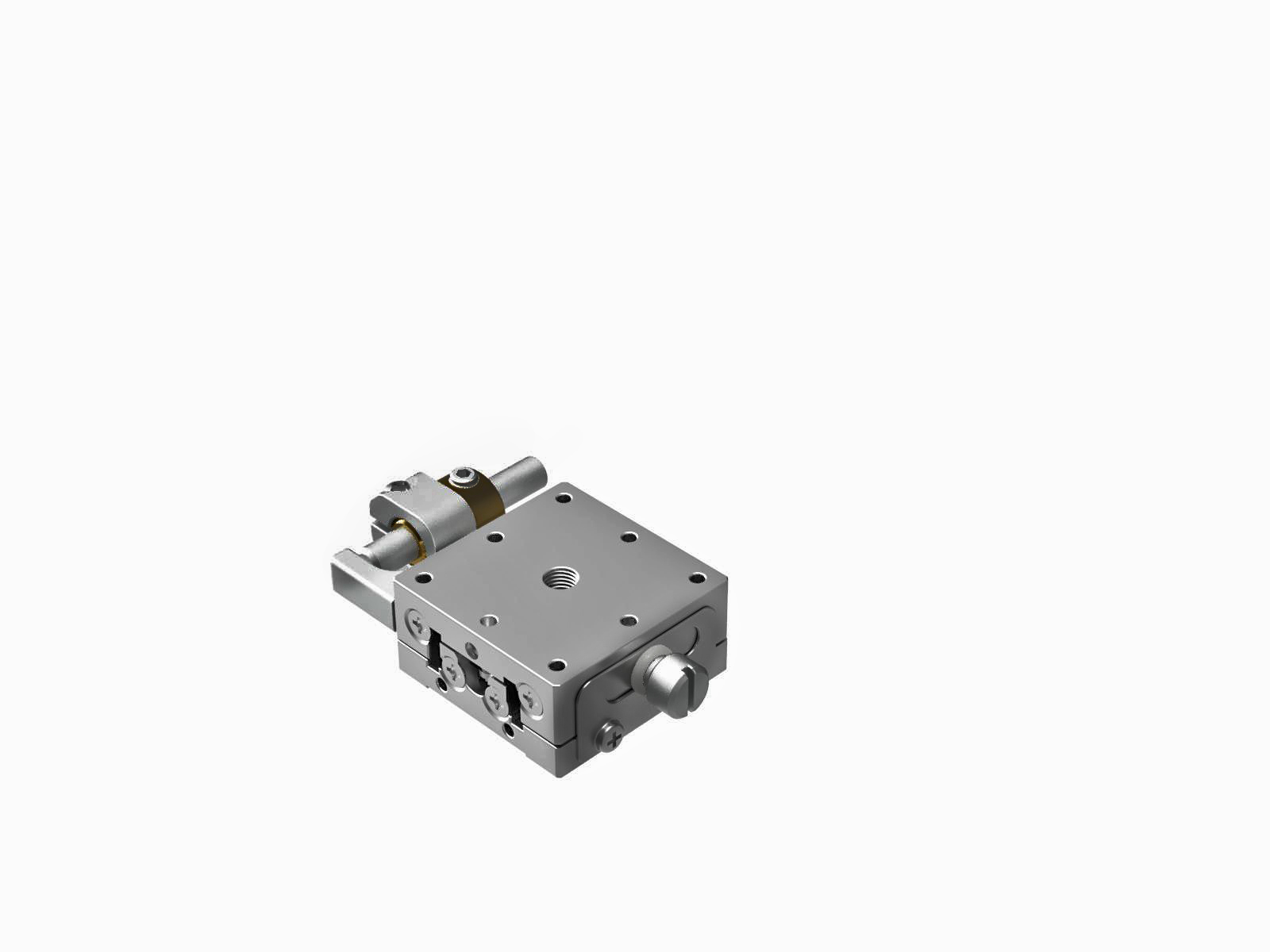 Łożysko EXC 25X25mm, stal nierdzewna, stolik osi X, boczna śruba sześciokątna, +/-3mm, gwinty M2, prawoskrętne (TSDH-251SRFP)