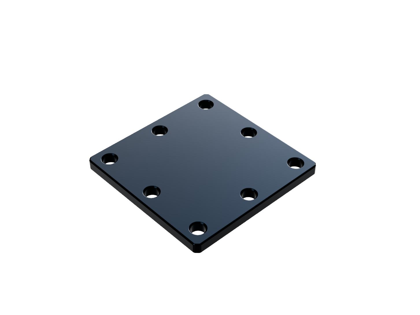 Dystans 40mm x 40mm x 3mm (MSP-4003)