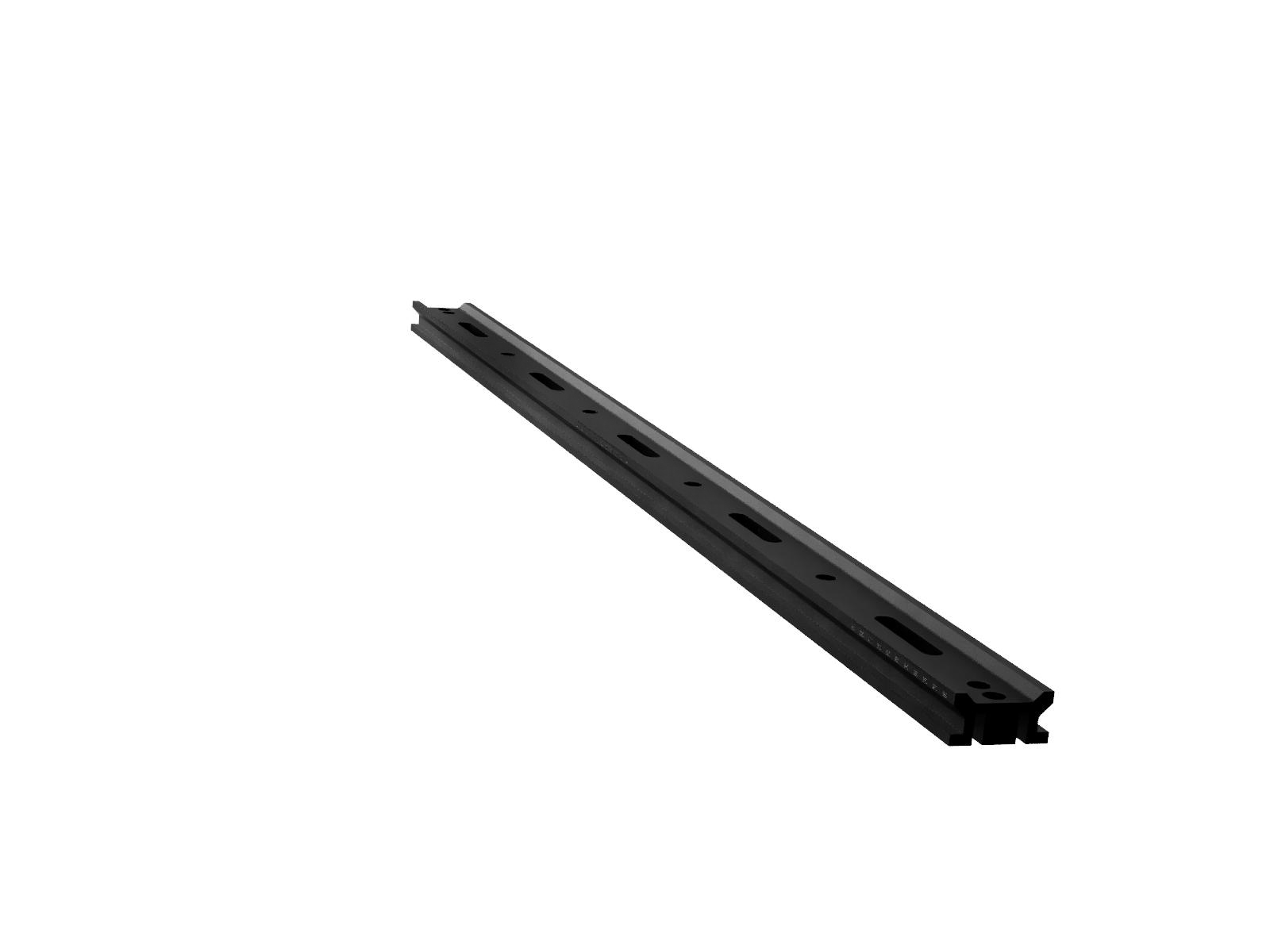 1000mm-długa szyna optyczna z milimetrową skalą, szerokość 50mm, długość slotu M6 x 25mm (OBT-1000SH-LMS)