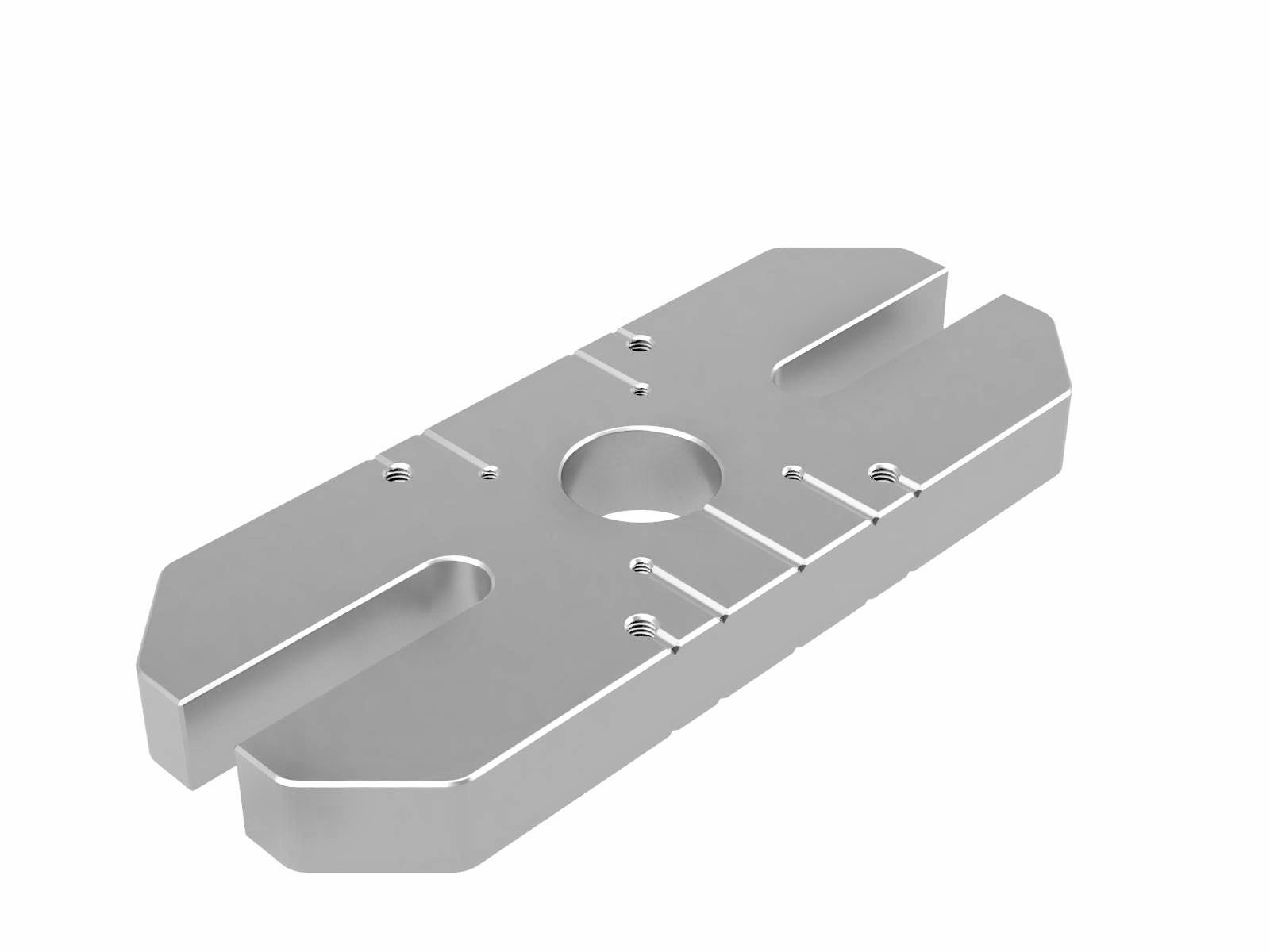 Płyta bazowa do wysokiej próżni dla części gwintowanych M16 lub kwadratowych 25mm i 40mm — zdjęcie produktu, nr katalogowy VBSP-40100