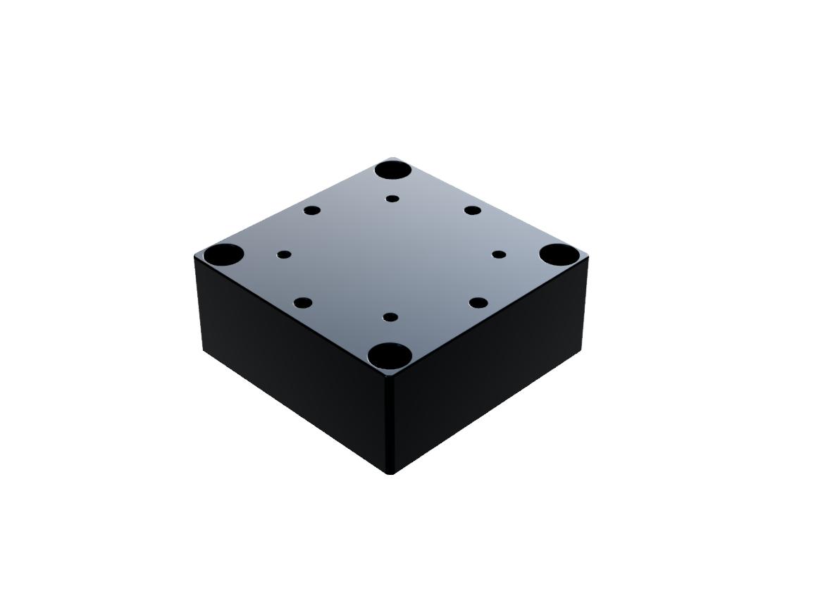 Dystans 60mm x 60mm x 25mm (MSP-6025B)