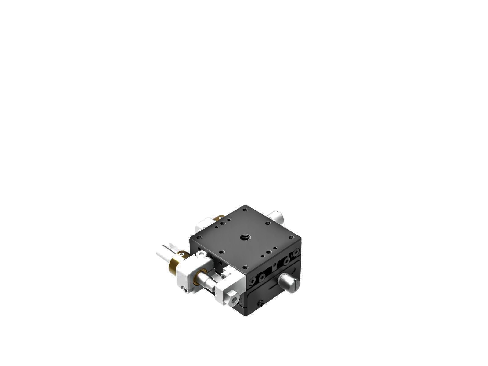 Łożysko EXC 40X40mm, stalowe, stolik X-Axis, śruba sześciokątna boczna, +/-6.5mm, gwinty M3, prawoskrętny (TSD-401SRFP)