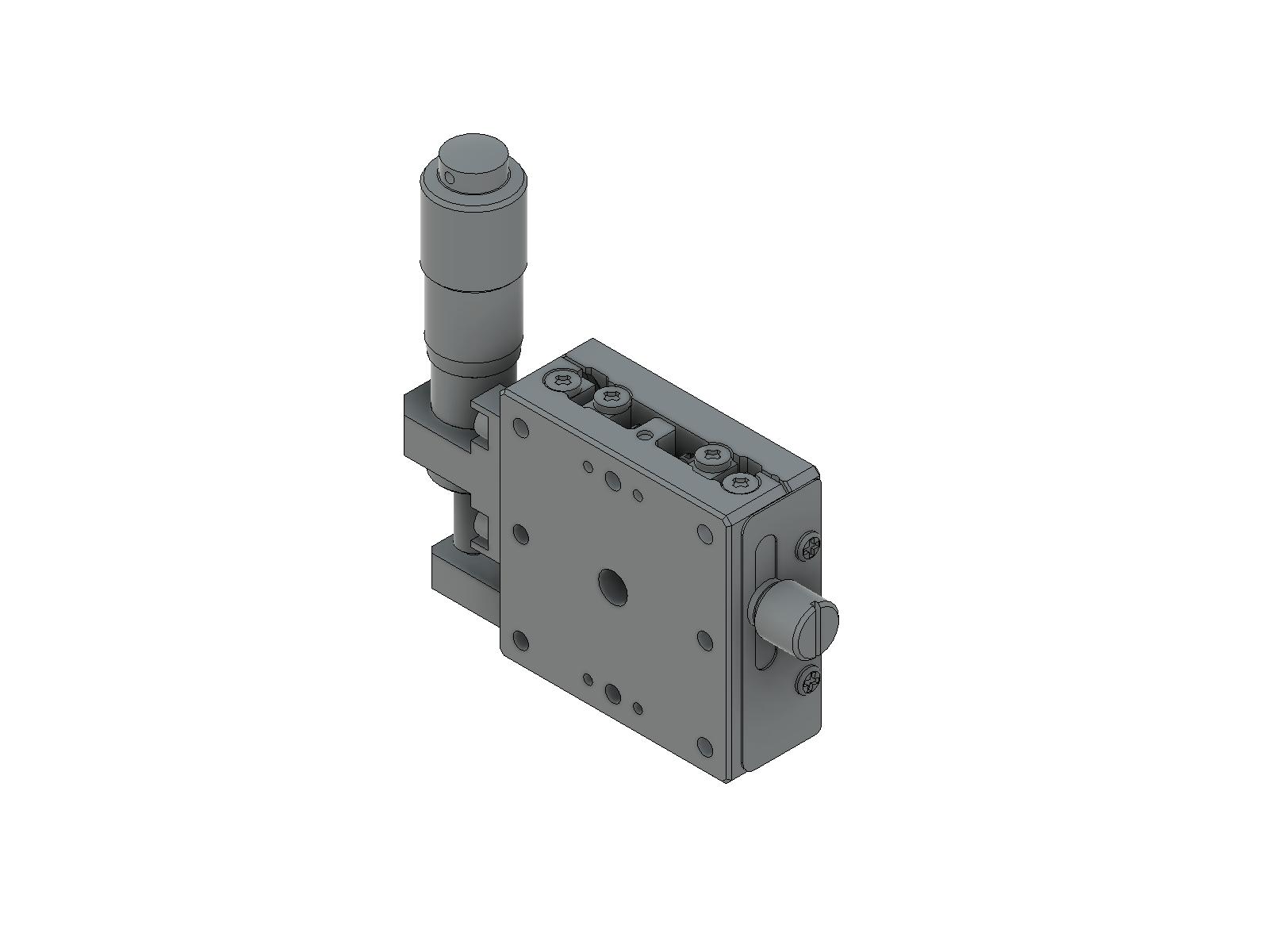 Łożysko EXC 40X40mm, stalowe, stolik Z-osi, (pionowa platforma/baza) centralny mikrometr, +/-6.5mm, gwint 6-32, prawoskrętny (TSD-401SRZUU)