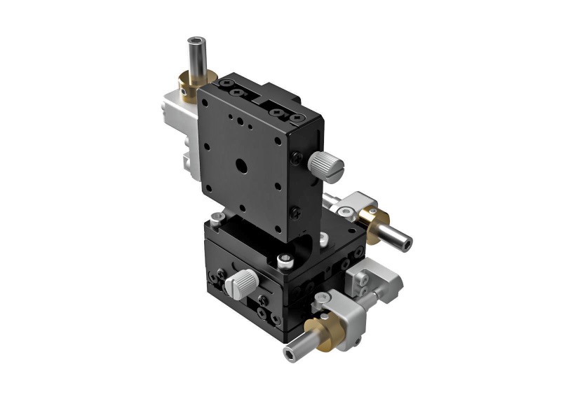 Łożysko EXC 40X40mm, stalowe, stolik osi XYZ, (platforma pionowa) śruba sześciokątna boczna, +/-6.5mm, gwinty M3, prawoskrętny (TSD-405SRLFP)