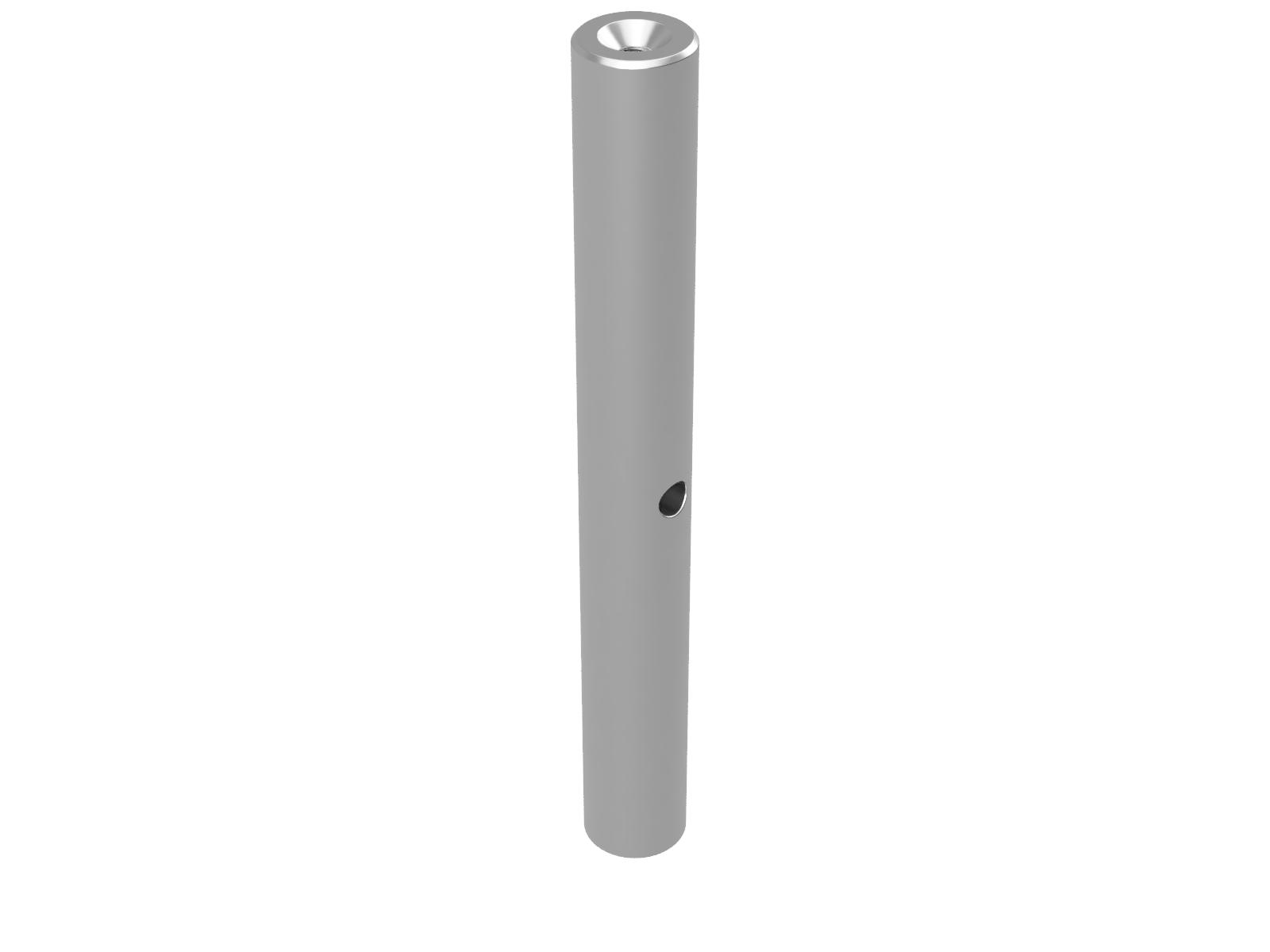 Słupek metryczny 12mm do wysokiej próżni, wysokość 100mm (VRO-12-100)