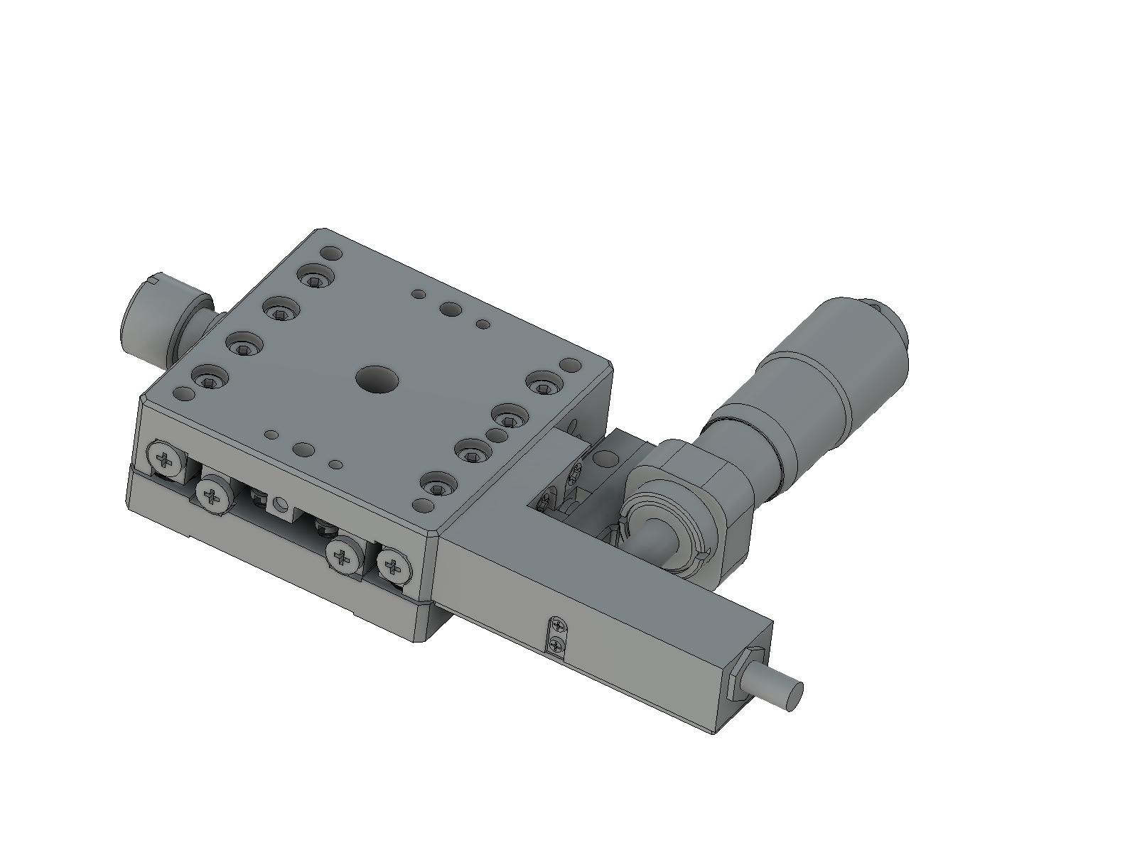 Stolik X o wymiarach 40X40mm z asystą piezoelektryczną, lewy regulator, +/-6.5mm, gwinty M3 (TADC-401SPA)