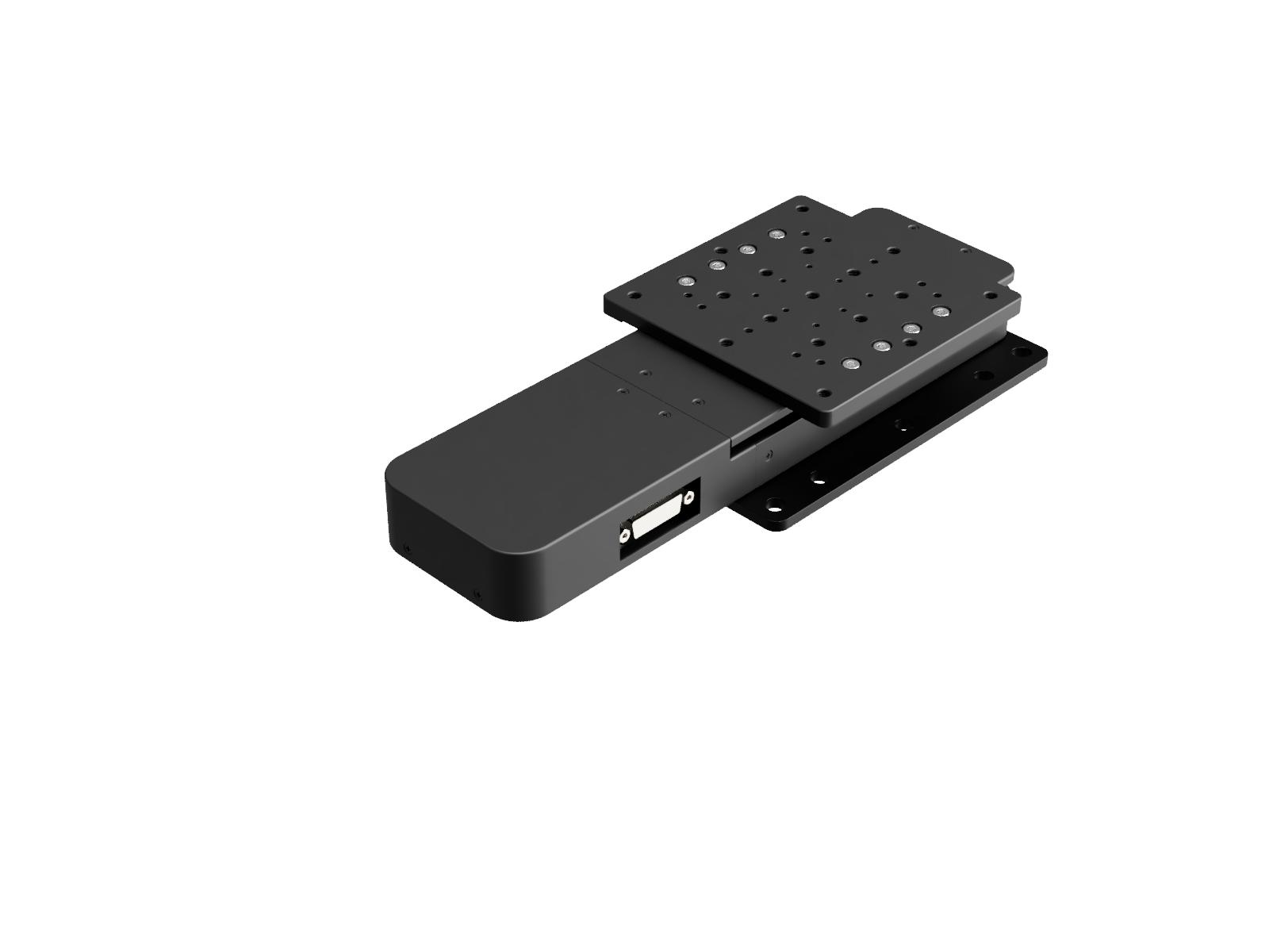 Stolik z silnikiem krokowym 2-fazowym z enkoderem obrotowym, skok 50mm, gwint 1/4-20 (OSMS(RE)26-50(X)-INCH-M2)