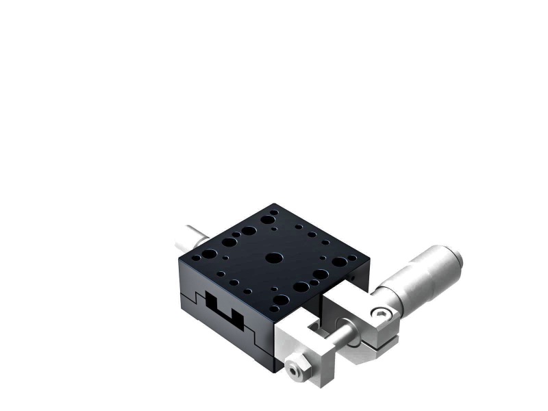 Łożysko krzyżowe 40X40mm, aluminiowe, stolik osi X, mikrometr boczny, +/-6.5mm, gwinty M3 — zdjęcie produktu, nr katalogowy TAM-401S