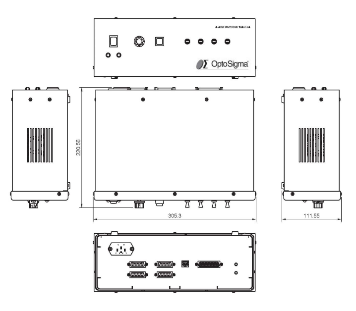 Kontroler 4-osiowy MAC-04 — zdjęcie produktu, nr katalogowy MAC-04