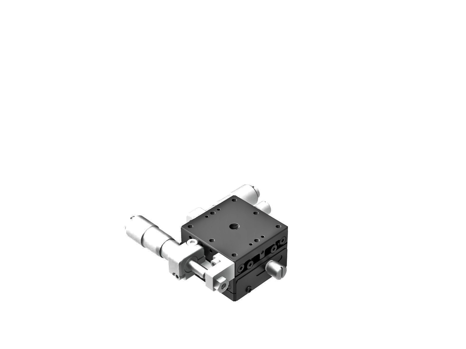 Łożysko EXC 40X40mm, stalowe, stolik XY, boczny mikrometr, +/-6.5mm, gwinty M3, prawoskrętny (TSD-402SR)