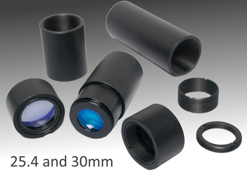 Komora soczewkowa, soczewka 25.4mm, długość 5mm, do rur soczewkowych 34mm (LHT-34C-25.4-5)