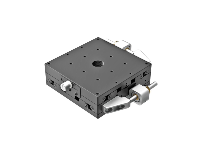 Łożysko EXC 100X100mm, stalowe, stolik XY, boczna śruba sześciokątna, +/-12.5mm, gwinty M4 (TSD-1002SFP)