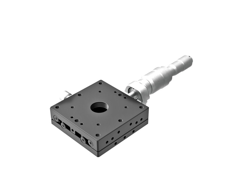 Łożysko EXC 60X60mm, stalowe, stolik osi X, mikrometr centralny różnicowy, +/-6.5mm, gwinty M4 (TSD-601CDM)