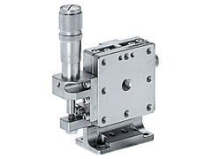 Łożysko EXC 40X40mm, kompatybilne z próżnią, stal nierdzewna, stolik Z-osi, (platforma pionowa/baza pozioma) mikrometr boczny, +/-6.5mm, gwinty M3 (TSDS-403L)