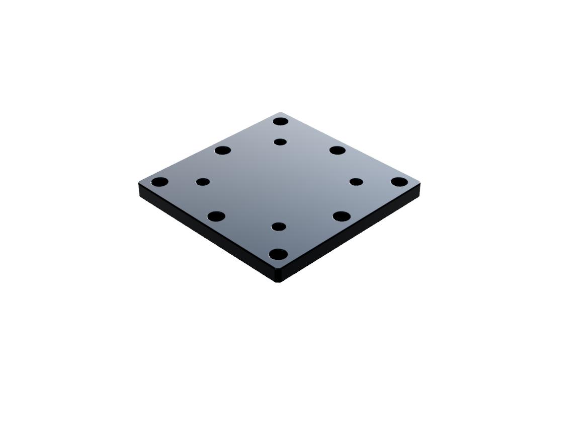 Dystans 60mm x 60mm x 5mm (MSP-6005)