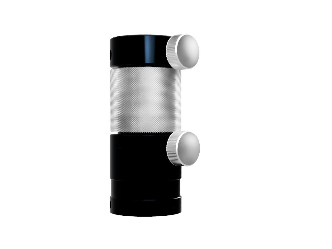 Helikoidalny uchwyt słupka calowego 12.7mm, wysokość 72mm — zdjęcie produktu, nr katalogowy RSN-12.7UU