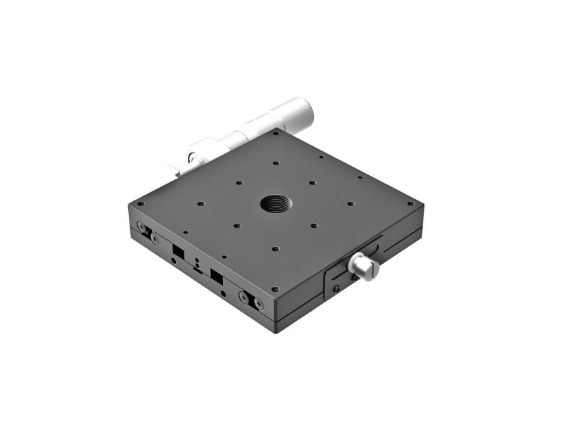 Łożysko EXC 100X100mm, stalowe, stolik osi X, mikrometr boczny, +/-12.5mm, gwinty M4, prawoskrętny (TSD-1001SR)