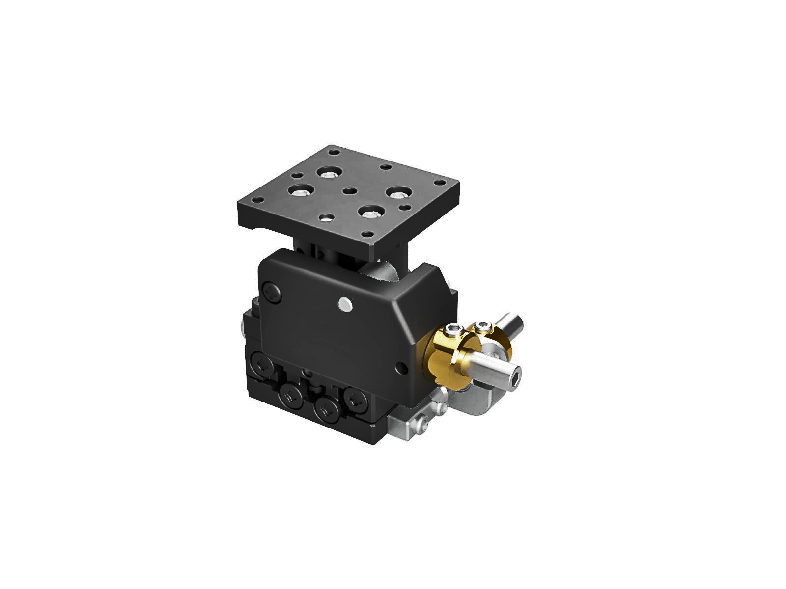Łożysko EXC 25X25mm, stalowe, stolik osi XZ, boczna śruba sześciokątna, +/-3mm, gwinty M2 (TSD-254SFP)