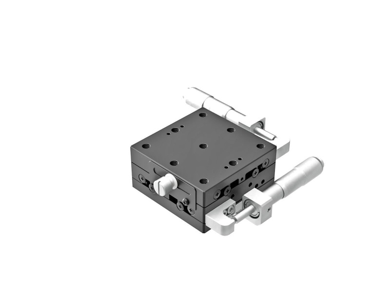 Łożysko EXC 65X65mm, stalowe, stolik XY, boczny mikrometr, +/-12.5mm, gwinty M6 — zdjęcie produktu, nr katalogowy TSD-652S25-M6