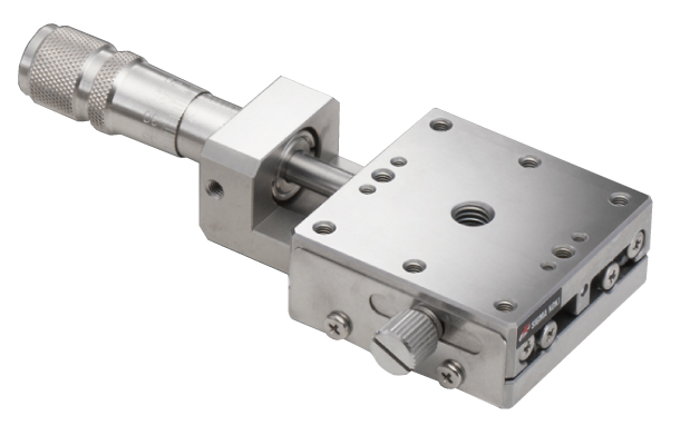 Łożysko EXC 40X40mm, kompatybilne z próżnią, ze stali nierdzewnej, stolik w osi X, mikrometr centralny, +/-6.5mm, gwinty M3 (TSDS-401C)