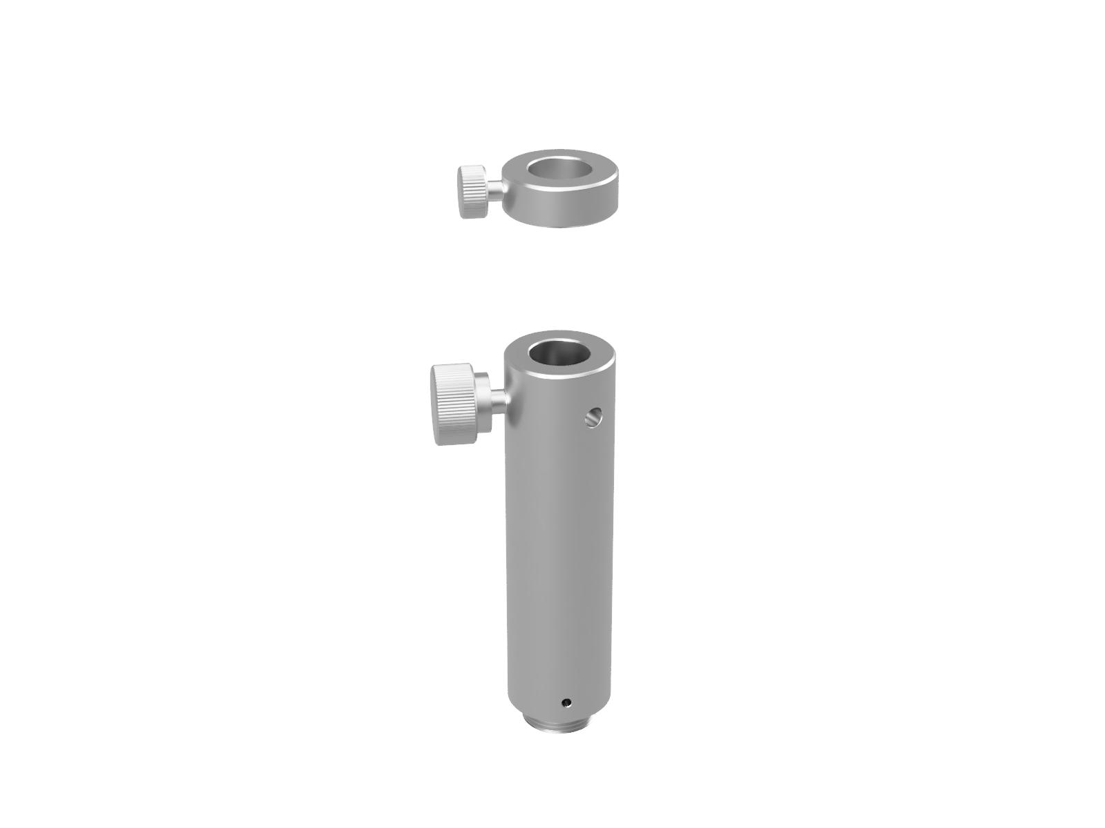 Uchwyt słupka metrycznego 12mm do wysokiej próżni, wysokość 80mm (VRS-12-80)
