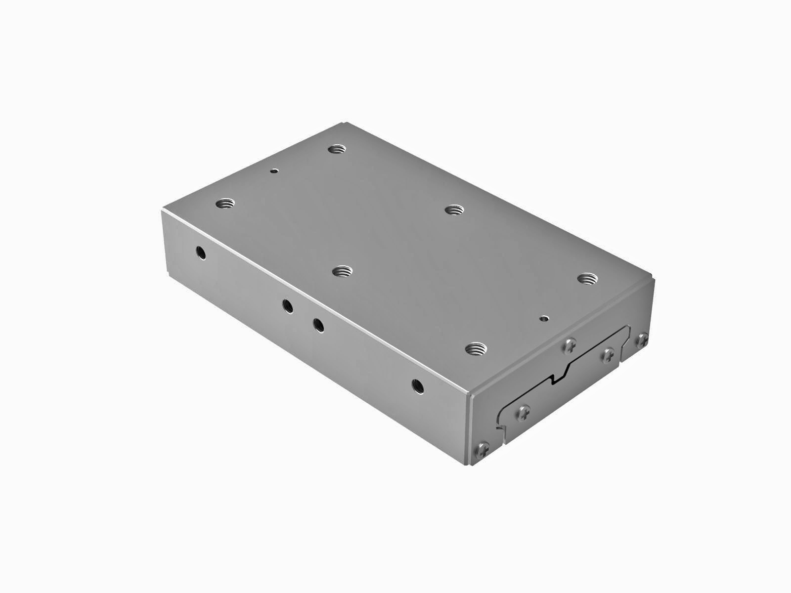 Łożysko EXC 60X100mm, potrójna rząd, ze stali nierdzewnej, suwak w osi X, (swobodne przesuwanie), +/-30mm, gwinty M5 (IPWS-F60100)