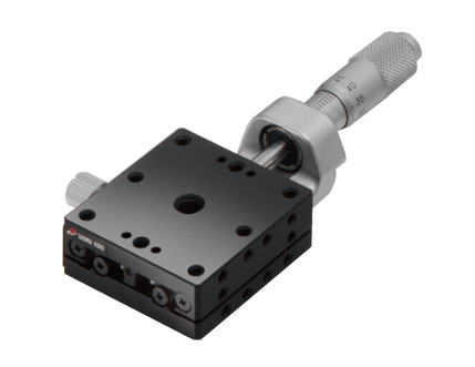 Łożysko EXC 40X40mm, stalowe, stolik osi X, mikrometr na środku, +/-6.5mm, gwinty M3 — zdjęcie produktu, nr katalogowy TSD-401C