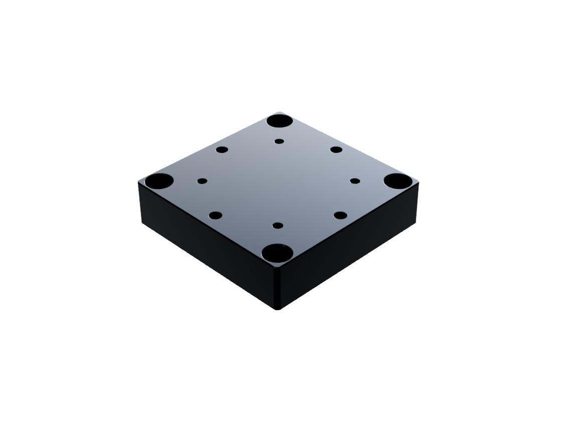 Dystans 60mm x 60mm x 15mm (MSP-6015B)