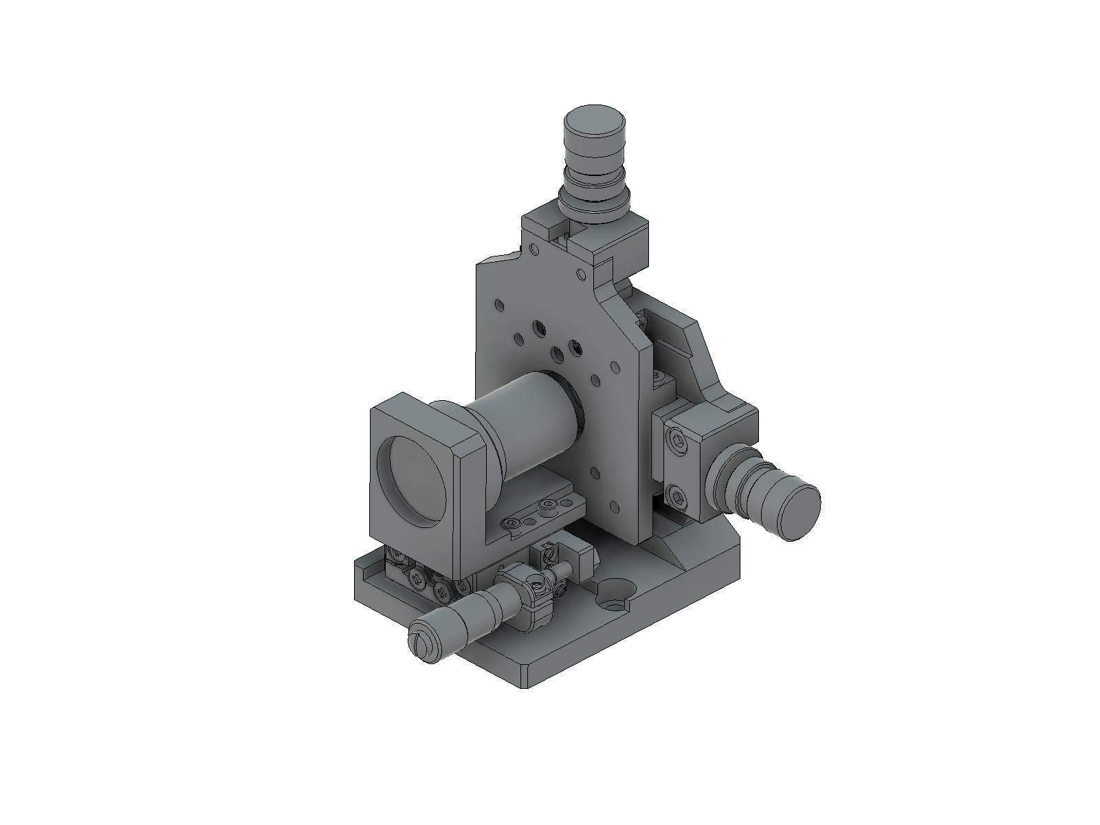 Uchwyt filtru przestrzennego z OBL-10 i mikrometrem precyzyjnym (SFB-16DMRO-OBL10-25-N)