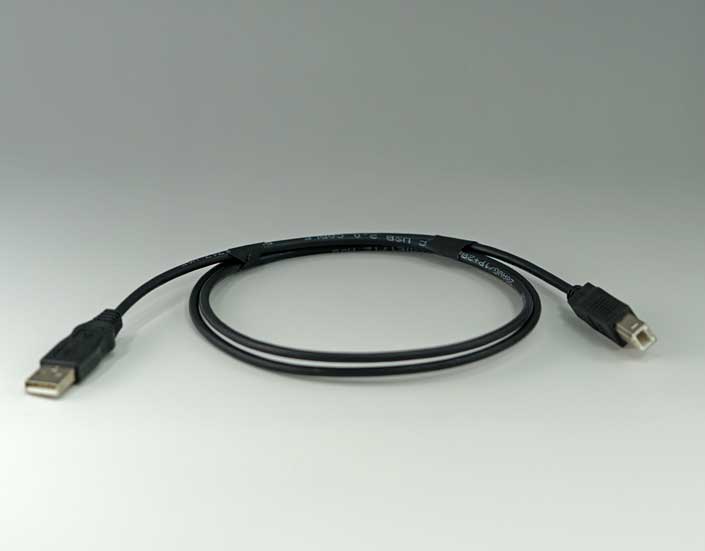 Kabel USB typu B, długość 1m (USB-1A)