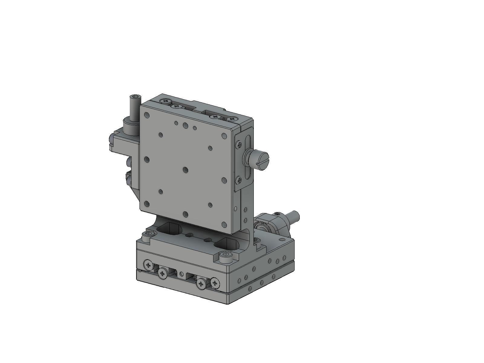 Łożysko EXC 60X60mm, stalowe, stolik osi XZ, (platforma pionowa) centralna śruba sześciokątna, +/-6.5/5.0mm, gwinty M4 (TSD-604CLFP)