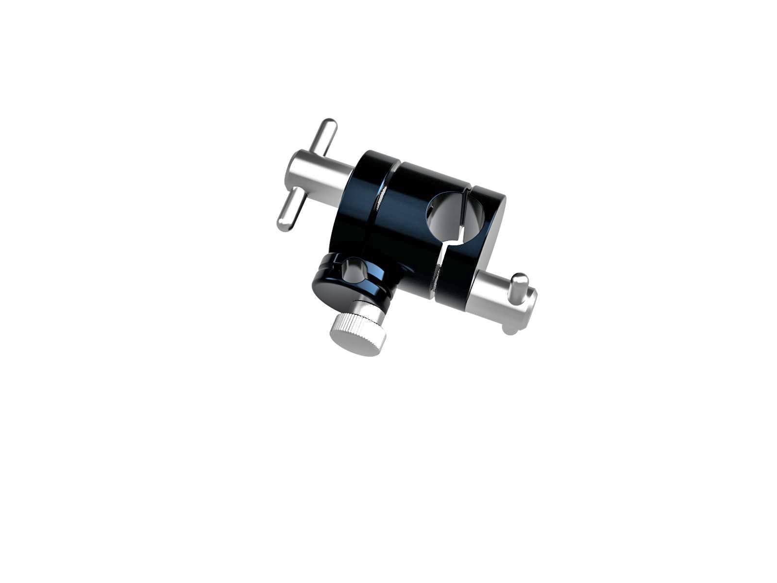 Uchwyty krzyżowe o zmiennym kącie do łączenia słupków 12.7mm z słupkami 6mm (CRHN-12.7-6)
