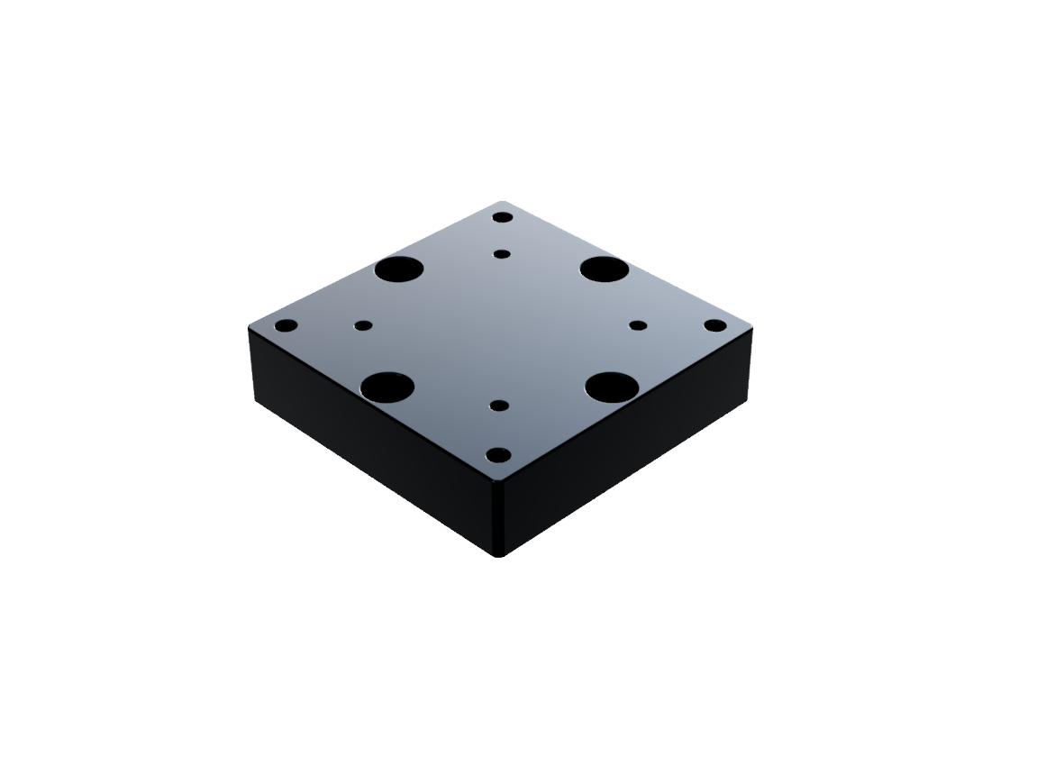 Dystans 60mm x 60mm x 15mm (MSP-6015A)
