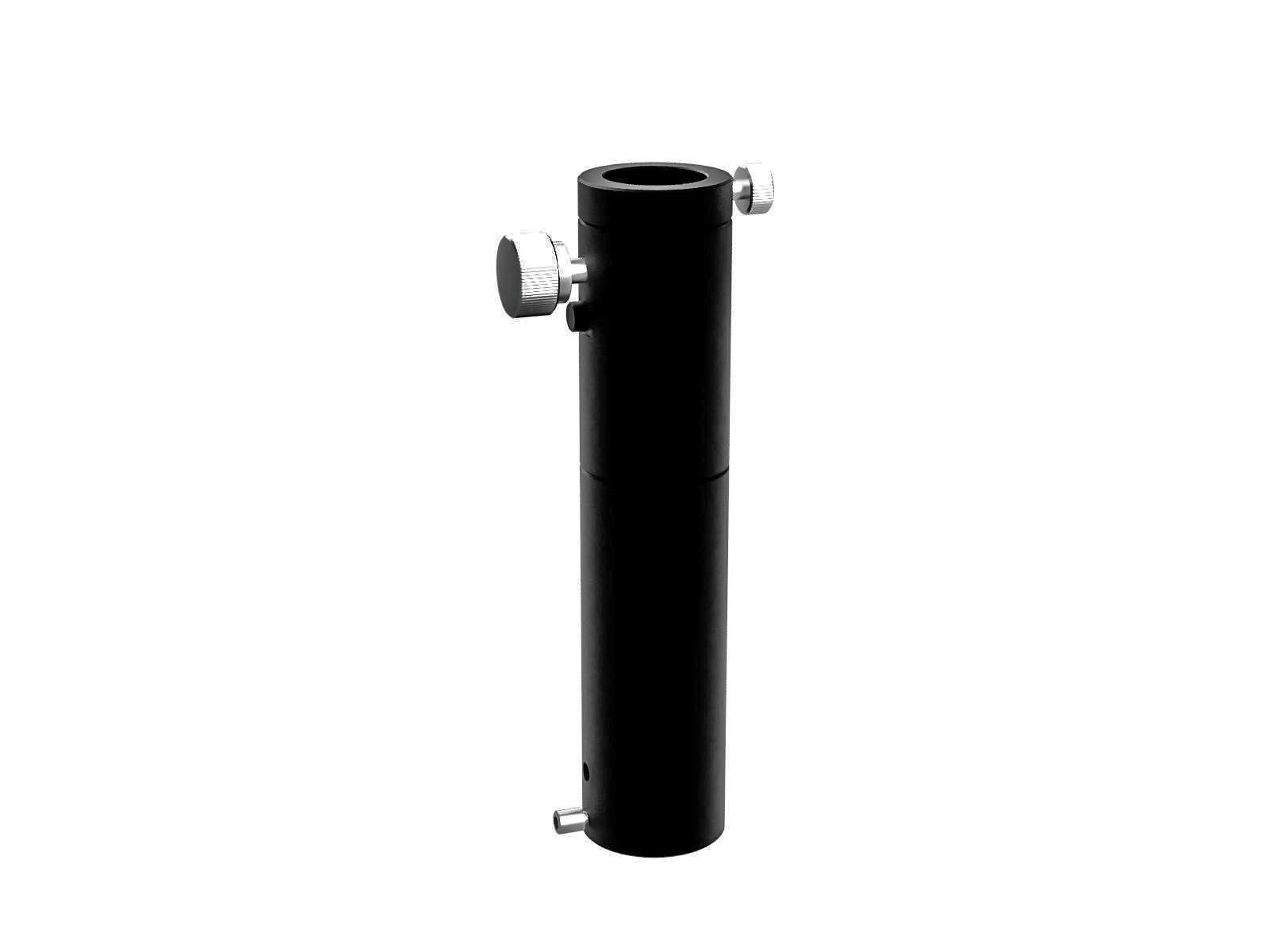 Duży wysokostabilny uchwyt słupka z zapadką kulkową M6, wysokość 130mm (BRS-20-130-M6)
