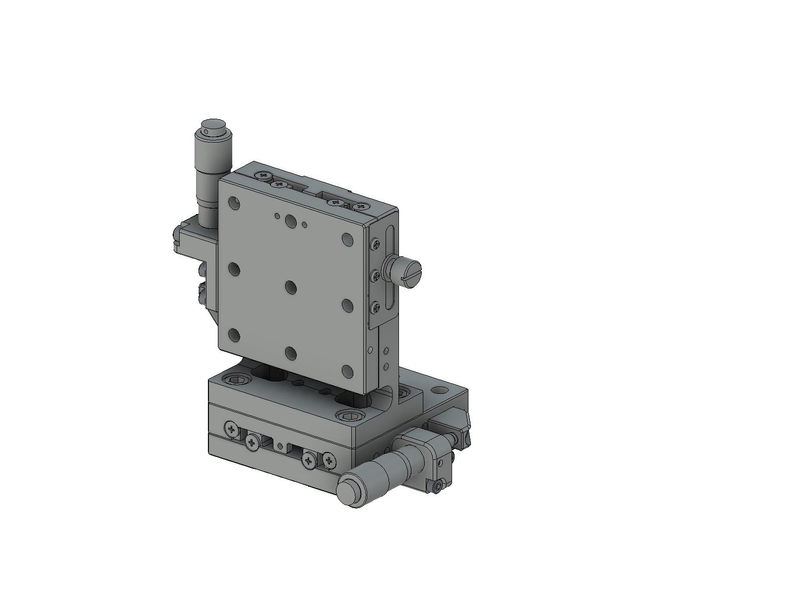 Łożysko EXC 65X65mm, stalowe, stolik osi XZ, (platforma pionowa) mikrometr boczny, +/-6.5mm, gwinty M6, prawoskrętny (TSD-654SRL-M6)