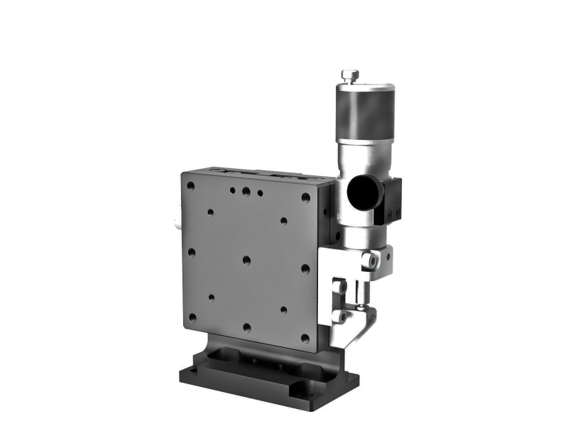 Łożysko EXC 60X60mm, stalowe, stolik Z-Axis, (platforma pionowa/baza pozioma) mikrometr śrubowy sub-mikronowy, +/-6.5mm, gwinty M4, prawoskrętny (TSD-603RLWP)