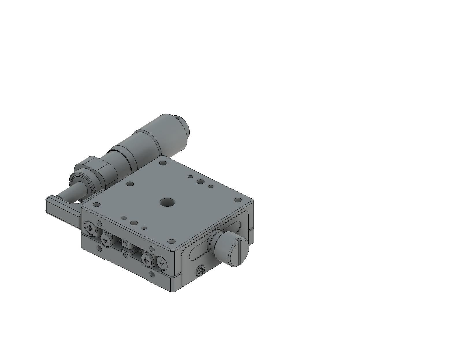 Łożysko EXC 40X40mm, ze stali nierdzewnej, stolik osi X, mikrometr boczny, +/-6.5mm, gwinty M3, prawoskrętne (TSDH-401SR-B)