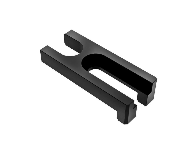 Zacisk widelcowy aluminiowy calowy do stojaka na cokole, długość 50mm (RC-10A-25UU)