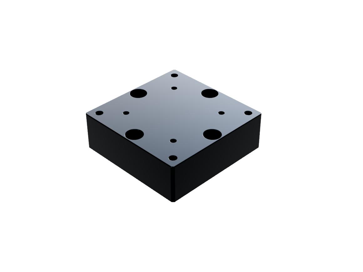 Dystans 60mm x 60mm x 20mm — zdjęcie produktu, nr katalogowy MSP-6020A