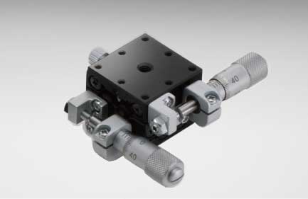 Łożysko EXC 25X25mm, stalowe, stolik XY, boczny mikrometr, +/-3mm, gwinty M2 — zdjęcie produktu, nr katalogowy TSD-252S