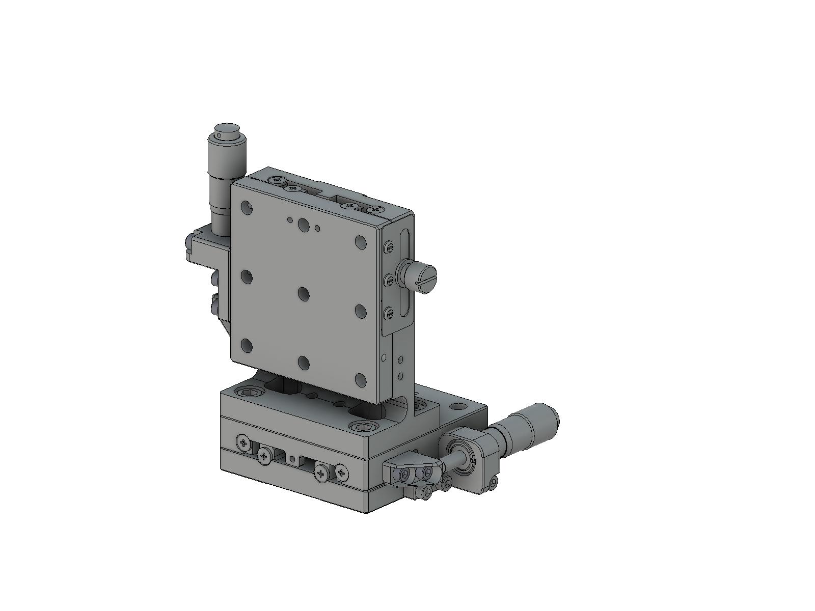 Łożysko EXC 65X65mm, stalowe, stolik osi XZ, (platforma pionowa) mikrometr boczny, +/-6.5mm, gwinty M6 (TSD-654SL-M6)
