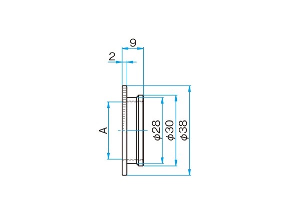 Adapter do strony obiektywu dla aktuatorów obiektywu z silnikiem krokowym, gwint M26.0 (OBL-ADP3-M26.0B)
