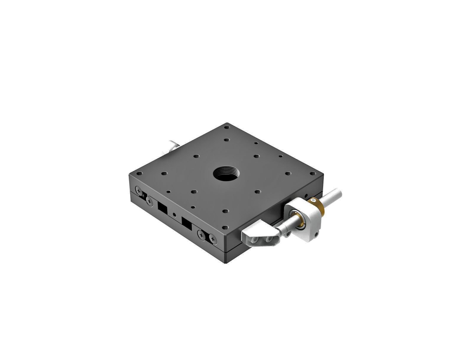 Łożysko EXC 80X80mm, stalowe, stolik osi X, śruba sześciokątna boczna, +/-12.5mm, gwinty M4 (TSD-801SFP)