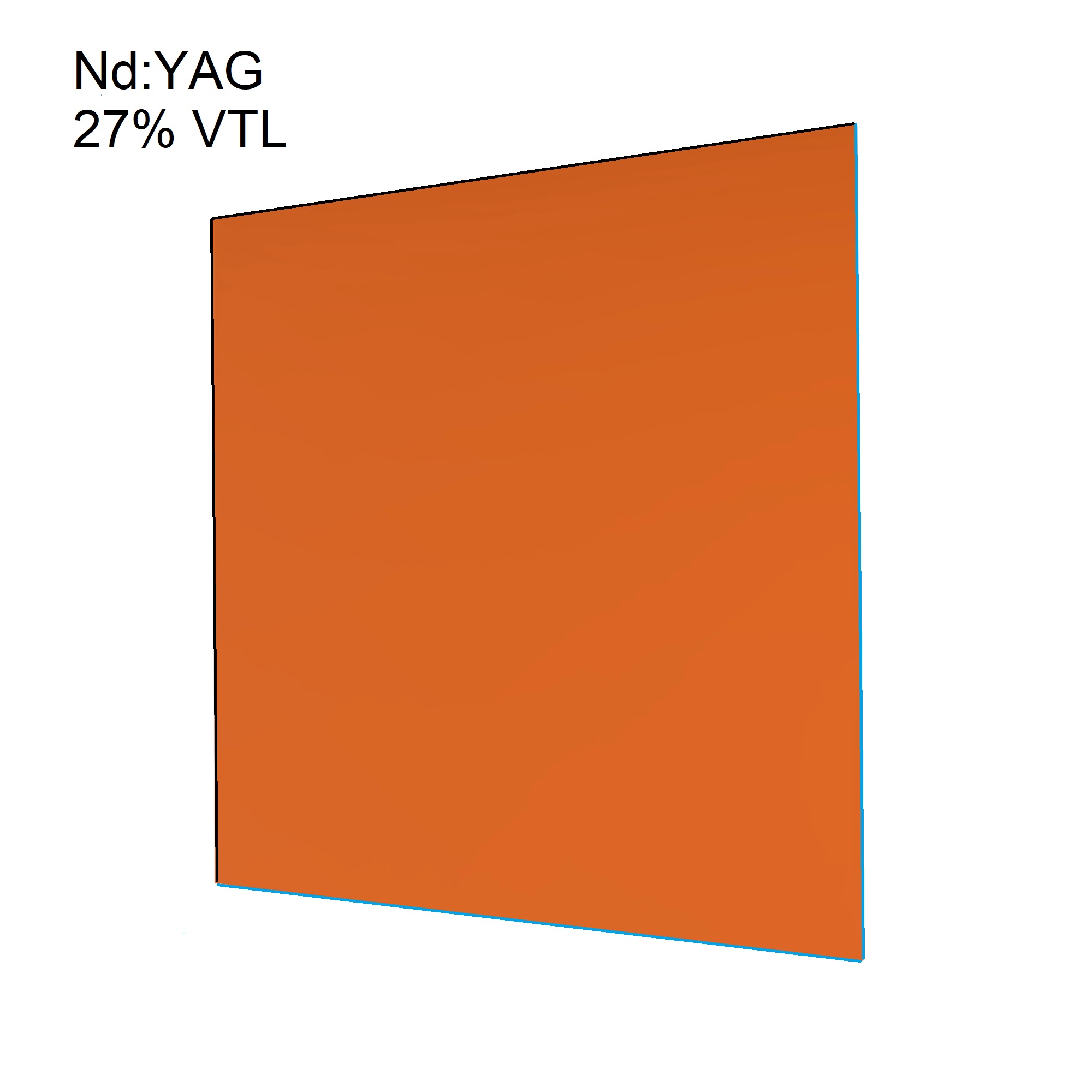 Okna bezpieczeństwa laserowego dla Nd:YAG (266-355nm, 532nm, 1064nm) (YL-500-NdYAG)