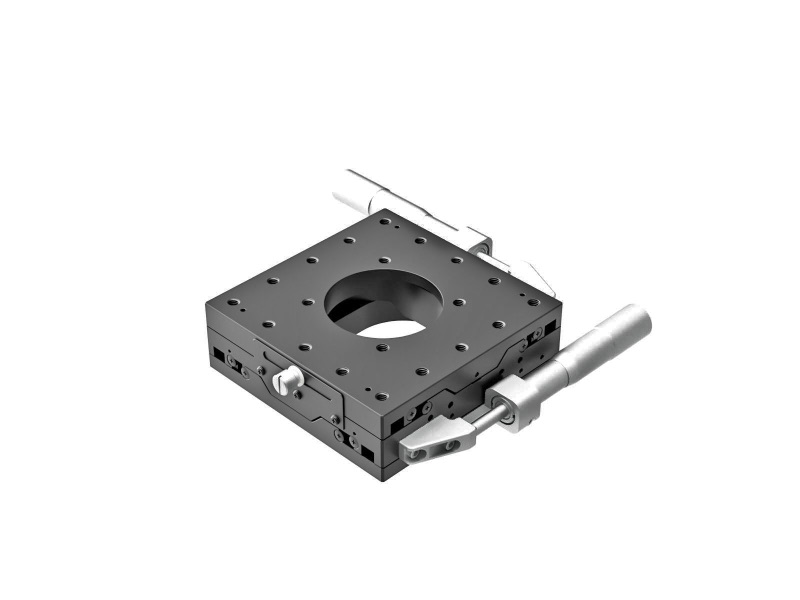Łożysko EXC 120X120mm, stal, stolik XY, mikrometr boczny, +/-20mm, gwinty 1/4-20 (TSD-1202SHUU)