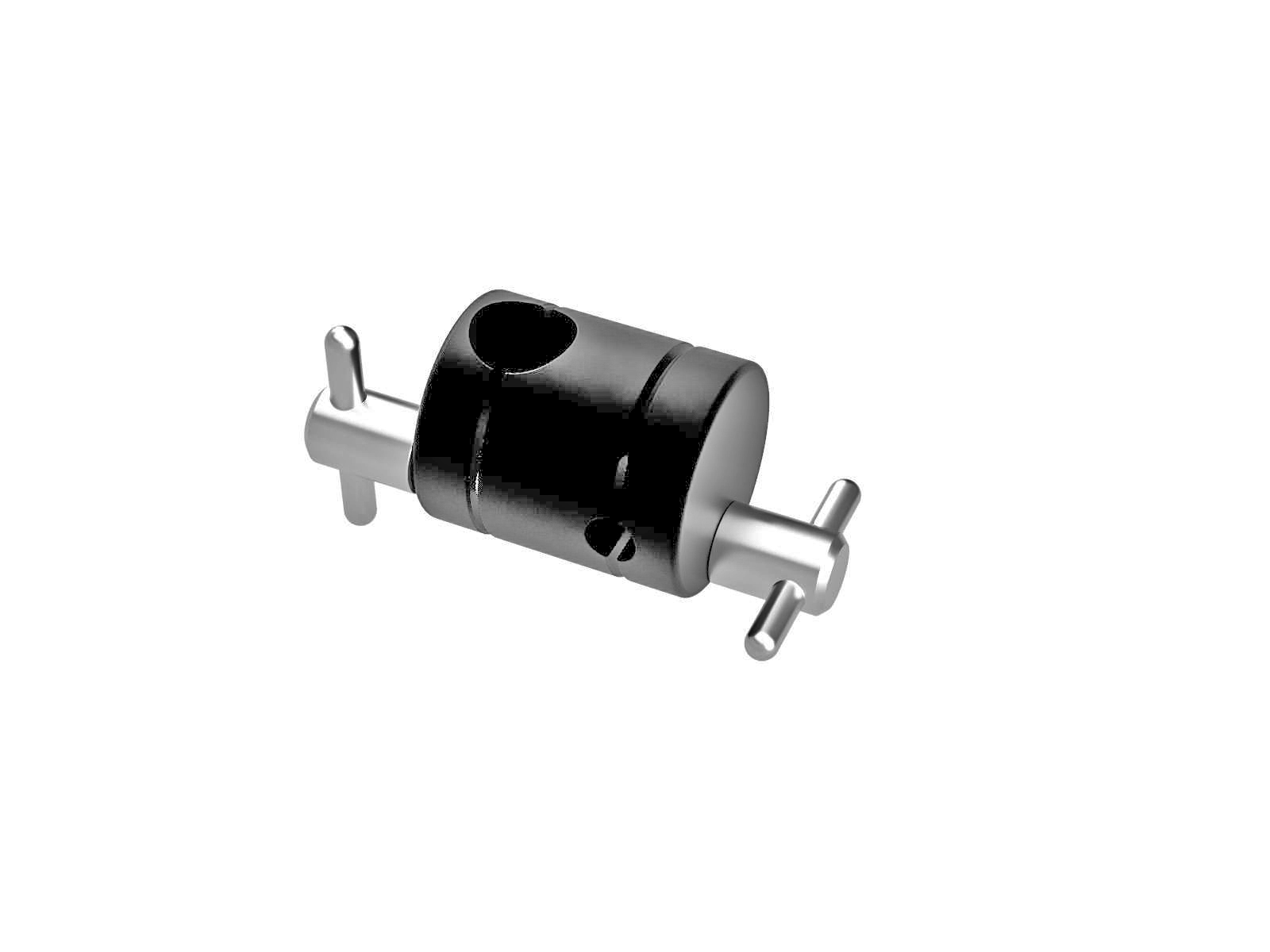 Zaciski krzyżowe pod kątem prostym do łączenia słupków 12mm i 6mm (CCHN-12-6)